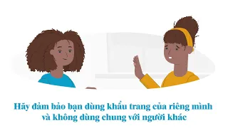 HƯỚNG DẪN ĐEO KHẨU TRANG VẢI AN TOÀN