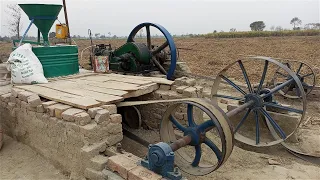 Old Diesel Engine 22HP amazing start engine Pathar atta chakki in punjab