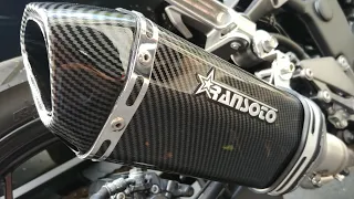 $70 Ransoto Chinese Slip-On Exhaust vs. Modified Stock Exhaust on my Kawasaki Ninja 300