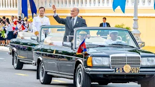 Parade Car of HM the King Norodom Sihamoni | 70th Anniversary Independence Day, Phnom Penh Cambodia