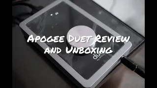 Apogee Duet USB Interface and Unboxing
