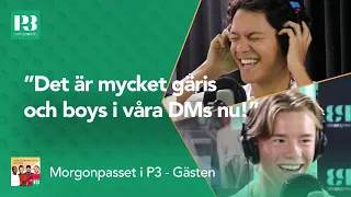 "We love you guys!" | INTERVJU med Edvin Ryding & Omar Rudberg från Young Royals | Morgonpasset i P3