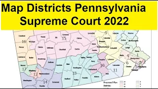 Map Districts Pennsylvania Supreme Court | North Carolina Redistricting | Pennsylvania Redistricting