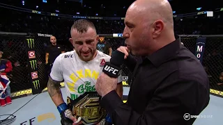 "I promise to be a great champion!" Alex Volkanovski reacts to huge title win at UFC 245!