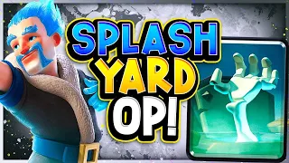 12 WIN GRAND CHALLENGE with #1 BEST SPLASH YARD DECK in CLASH ROYALE