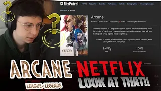 Caedrel Reacts to ARCANE being Top 1 on NETFLIX's Tv shows