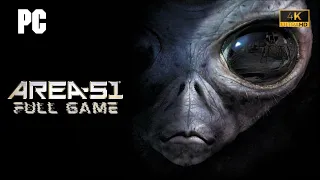 Area 51 | Full Game | No Commentary | PC | 4K 60FPS