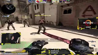 S1mple Stream CSGO FPL vs Na'Vi Junior player on Mirage [2020 03 28]