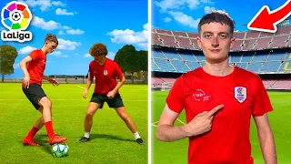 I Played With PRO FOOTBALLERS in a TRIAL! (Training & Skills)