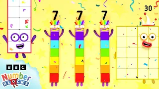 Blockstar Division Time! | Learn to Count | Maths for Kids | @Numberblocks