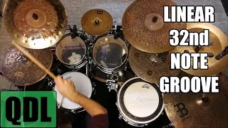 Linear 32nd Note Groove - QUICK DRUM LESSON