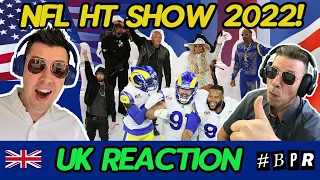 SUPER BOWL NFL 2022 Half Time Show - DRE, EMINEM, SNOOP, LAMAL, MARYJBLIGE, 50CENT (BRITS REACTION!)