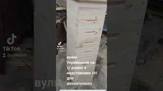 двоматочне бджільництво  вулик український