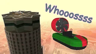 Flying HoverCraft from the Highest Building of GTA ( Funny Moments )