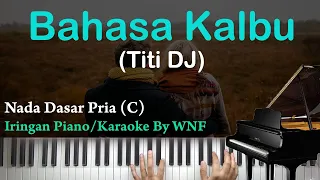 Titi DJ - Bahasa Kalbu Piano Karaoke Versi Pria + Chord C | Synthesia Piano