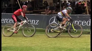 Sam Gaze VS Nino Schurter: Coetzenburg World Cup Spectator Videos