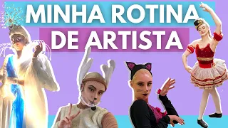 Minha Rotina da Semana sendo Artista (Ballet, Teatro, Apresentações, Faculdade e etc)