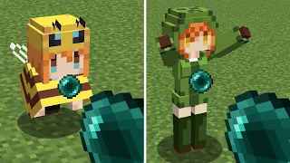 what's inside bee girl? what's inside creeper girl?