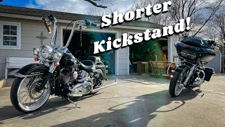 How to get your lowered Softail leaning again!