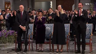 King Harald V of Norway attends the Nobel Peace Prize ceremony in Oslo 2023