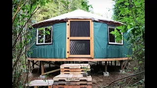 Unbelievable YURT In The Forest | Building an OFF GRID Yurt  - Finale, Part 2/2