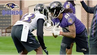 Wired: Inside Ravens Rookie Camp Episode 3 – Corners vs. Receivers