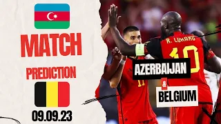 Prediction: Azerbaijan vs Belgium | Euro 2024 Qualifiers | Full Match Analysis
