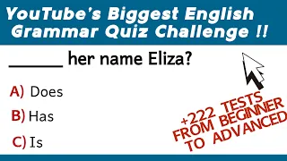 Try To Pass This ENGLISH GRAMMAR Challenge!!! Who Will Get The Highest Score IN This Challenge???