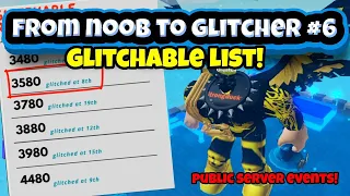 From Noob to Glitcher #6 - Glitchable List! | Muscle Legends Roblox