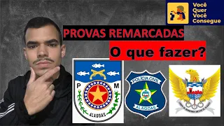 O que fazer pós fraude e provas remarcadas? Segurança Pública de Alagoas = PM/PC/CBM AL