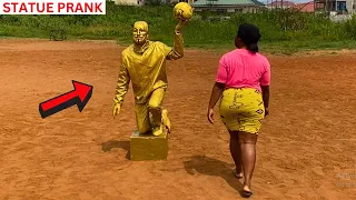 😂😂😂 SHE NEARLY FAINTED! Best Statue Pranks Ever!