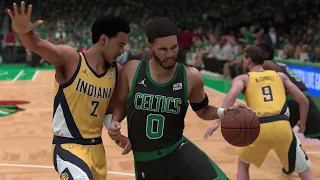 Boston Celtics vs Indiana Pacers NBA Eastern Conference Finals 2024 Game 2 Highlights (NBA 2K24 Sim)