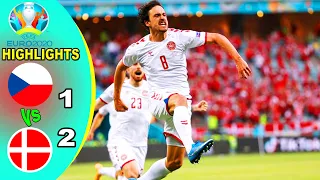 Czech Republic vs Denmark 1-2 Euro 2020 QF I All Goals Highlights Match Report 03/07/2021