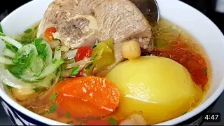 Такой Суп  Покорил Миллион сердец🔥/ Шурпа узбекская Вкуснее СУПА я не ела! Съедается все! Суп Шурпа