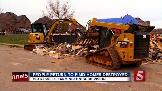 Clarksville Residents Begin Cleanup After Tornado