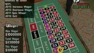 San Andreas: Gambling: Roulette Trick