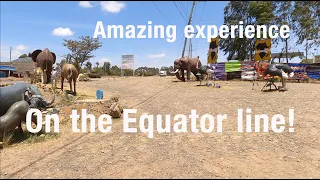 At the equator line | Nanyuki | Kenya | Coriolis effect | equator point | Water experiment