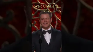 Matt Damon Played Off at the Oscars by Jimmy Kimmel