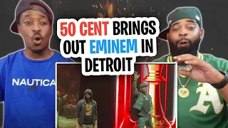 TRE-TV REACTS TO -  50 Cent brings out Eminem in Detroit for "Patiently Waiting" & " (Sep. 17, 2023)