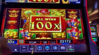 MASSIVE 100x Multiplier win Slot Machine Bonus