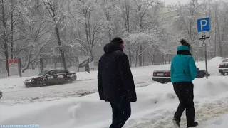 Москва в снегу - 04.02.2018