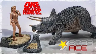 2021 Star Ace Toys One Million Years BC Triceratops & Loana Review!!! Best vintage Triceratops!!!