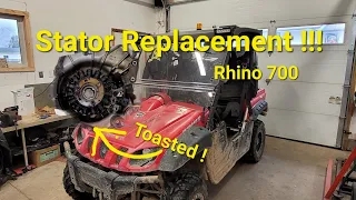Rhino 700 - BAD Stator - NO charging !!!