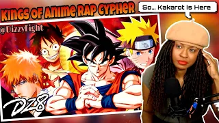 KINGS OF ANIME RAP CYPHER | Reaction @DizzyEight