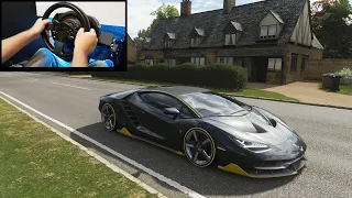 Forza Horizon 4 - Lamborghini Centenario (Steering Wheel + Shifter) T300RS Gameplay