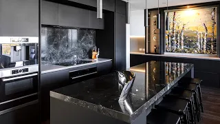 71 Matte Black Kitchens, Interior Design Ideas