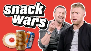 Freddie Flintoff & Paddy McGuinness Try Chinese Snacks For First Time | Snack Wars | @LADbible