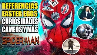 REFERENCIAS, EASTER EGGS, CAMEOS y COSAS que NO VISTE en SPIDER-MAN FAR FROM HOME