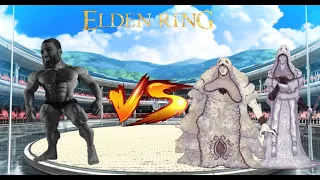 Elden Ring - Lvl1 Chad Wretch VS Godskin Duo [Solo, No Damage]