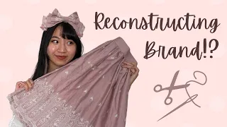Reconstructing Brand!? My Solution to a Lolita Skirt that Didn't Fit